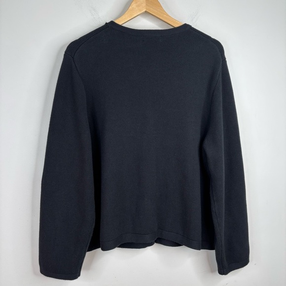 J.Crew Emile Sweater Lady Jacket XXL Black Cardigan Blazer Classic Old Money - Picture 11 of 14